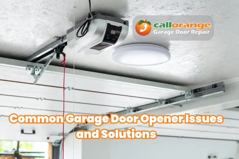 Common Garage Door Opener Issues and Solutions