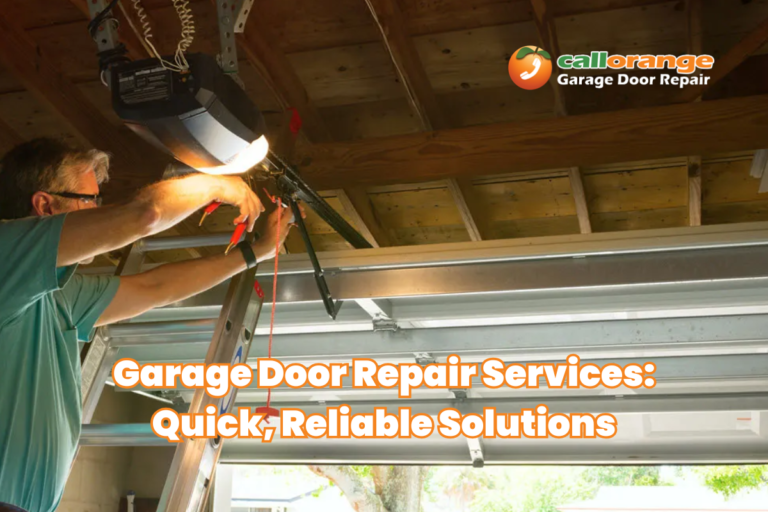 Garage Door Repair Services Quick, Reliable Solutions