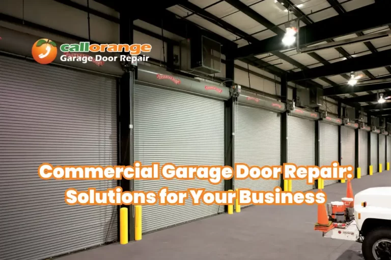 Commercial Garage Door Repair Solutions for Your Business
