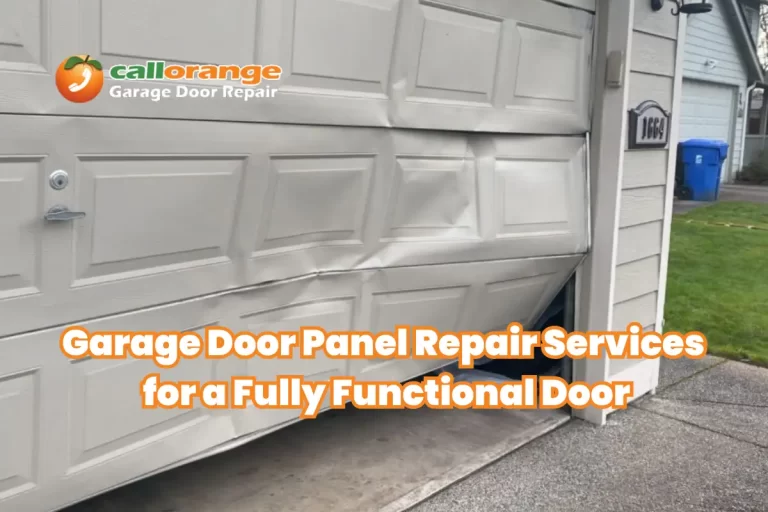 Garage Door Panel Repair Services for a Fully Functional Door