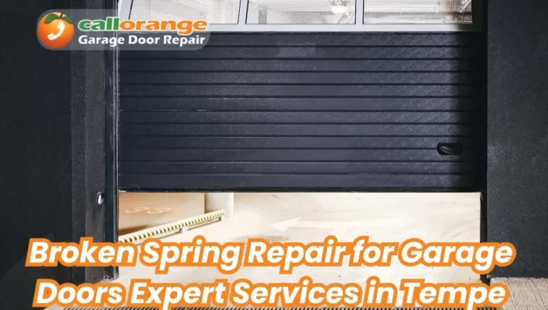 garage door broken spring repair Tempe