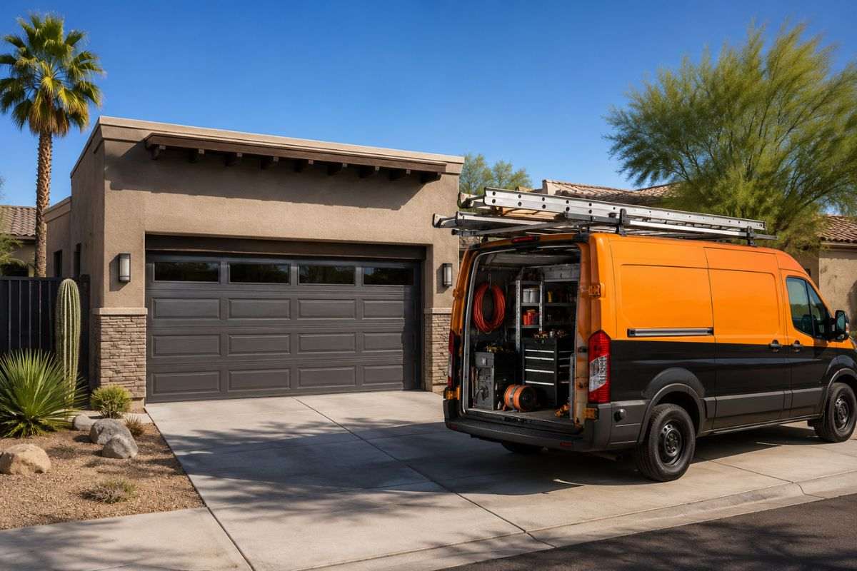CallOrange.com garage door repair technician in Phoenix, Arizona